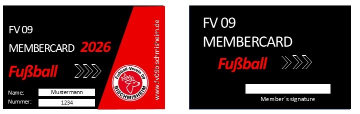 FV 09 Membercard